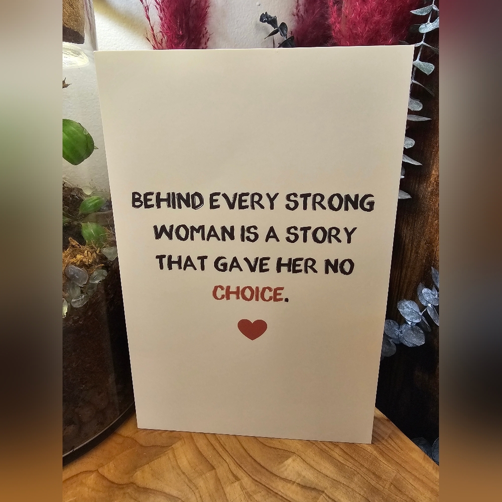 Inspirational Quote Card with Heart